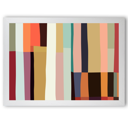 Bold Modern Colourful Geo Shapes by Print Punk Studio