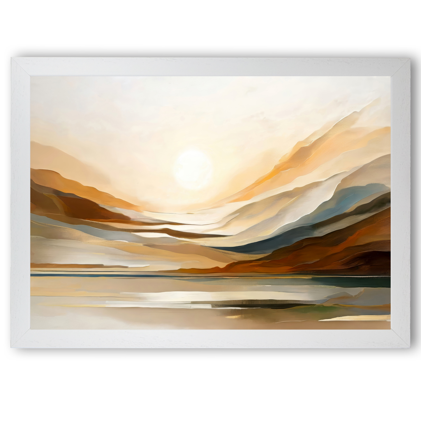 Sunset Through Misty Peaks by Alpenglow Workshop