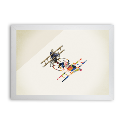 Walking Shadow Bicyclist  by Jason Ratliff