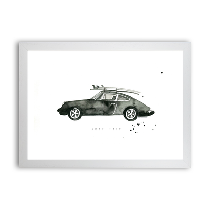 Surf Trip Porsche by Mercedes Lopez