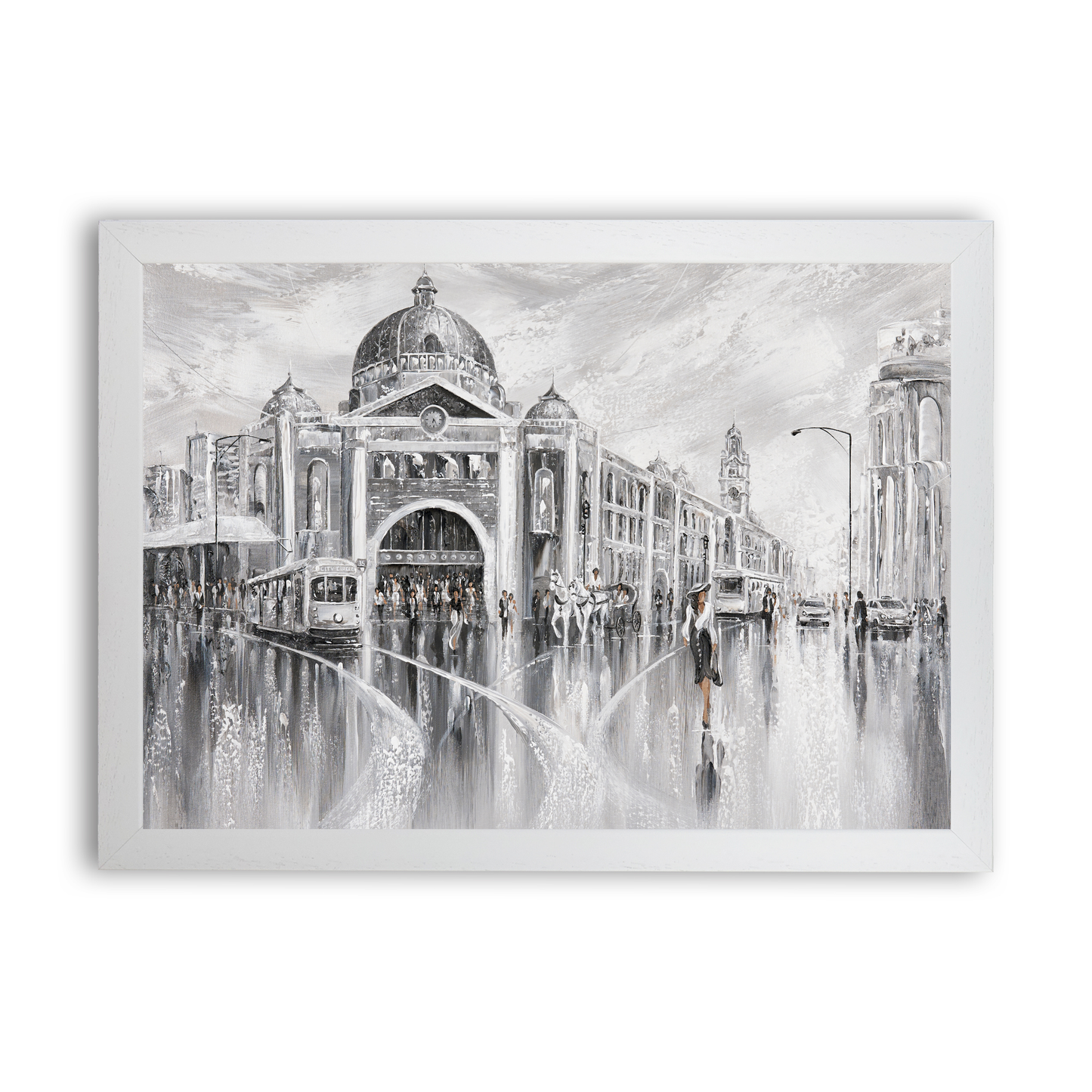 City Vibes Flinders In Monochrome by Isabella Karolewicz