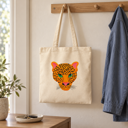 Leopard - Tote Bag by Carrie Cantwell