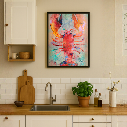 Arty Lobster 1 by STUDIO PAINT-ING