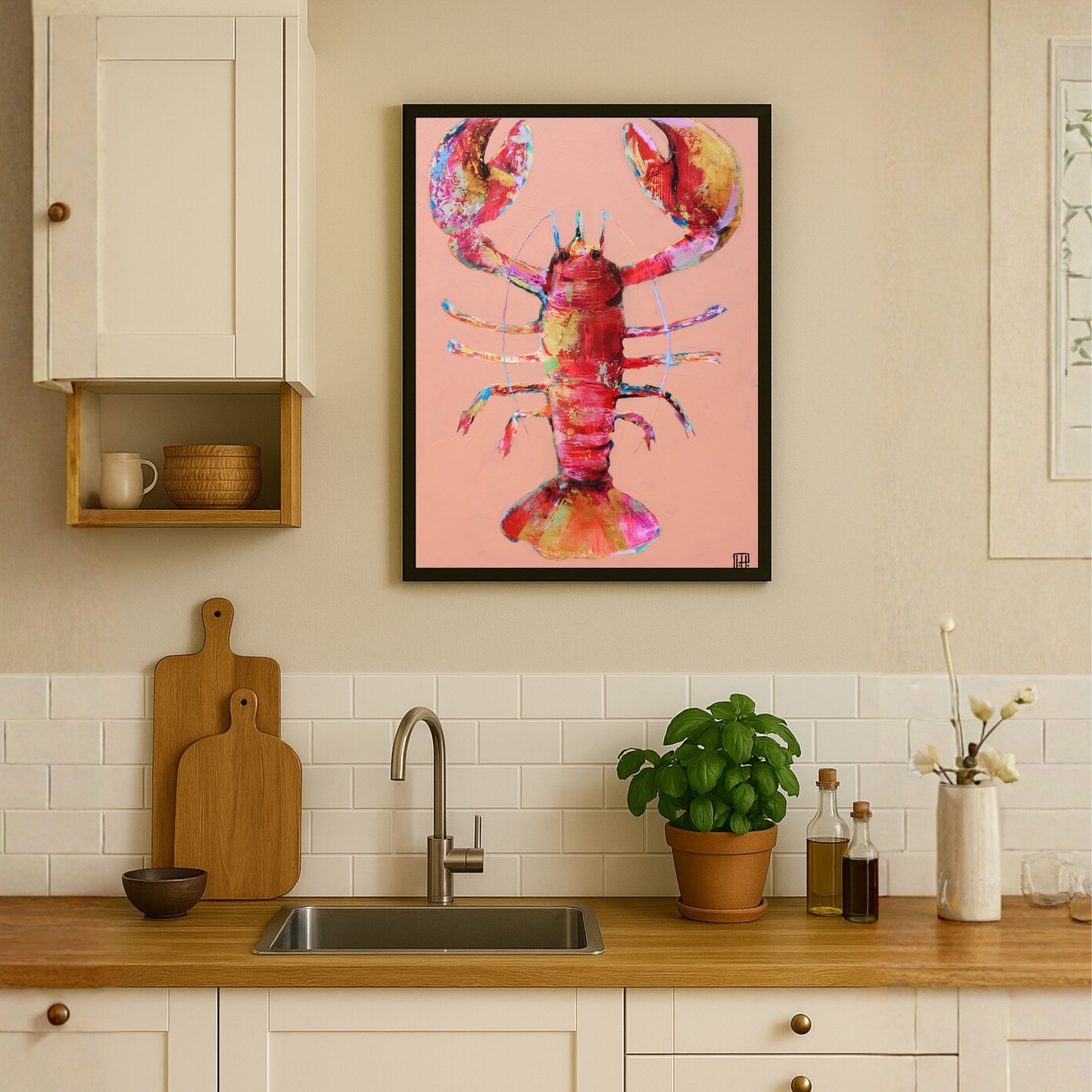 Arty Lobster 1111 by STUDIO PAINT-ING