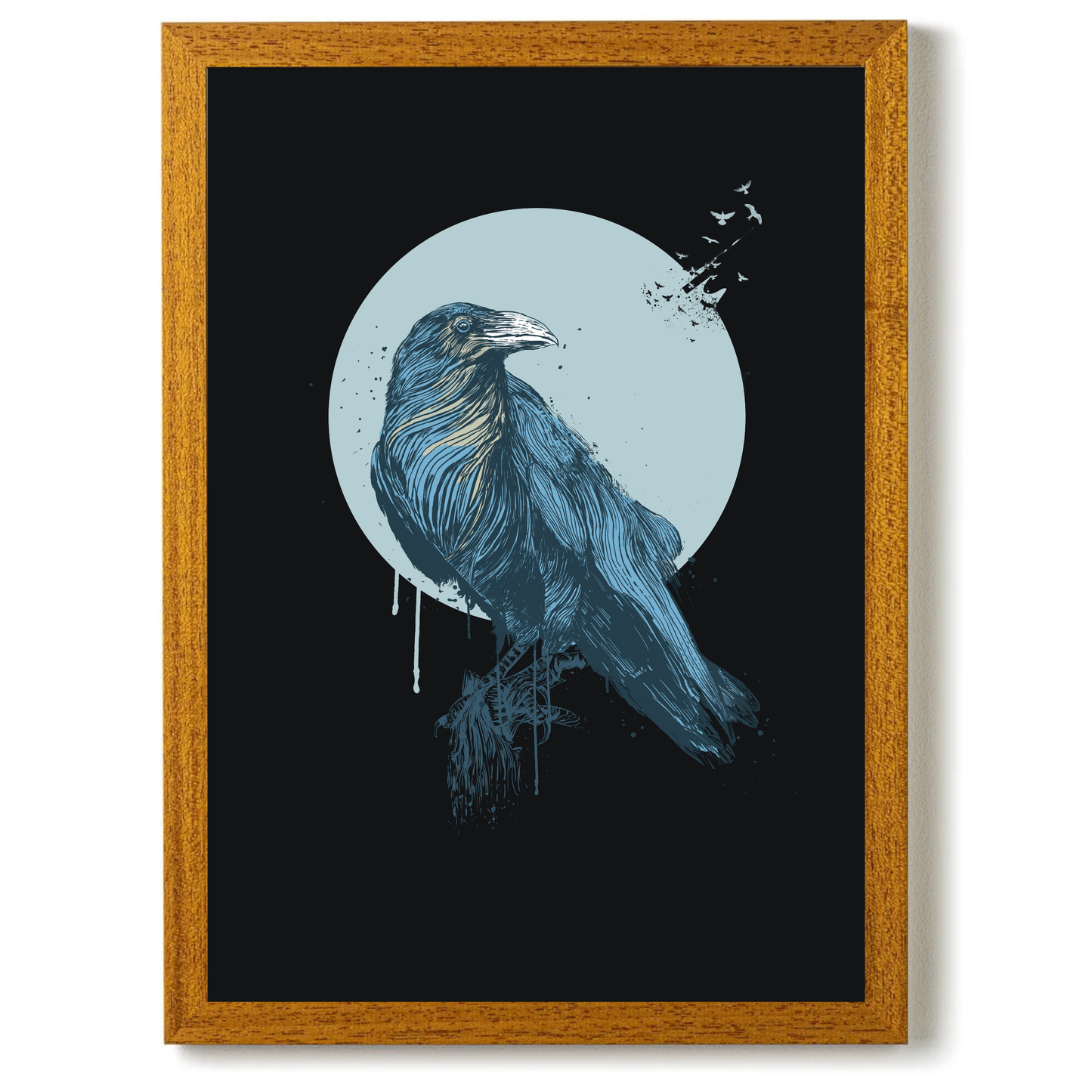 Blue Crow Dark by Balazs Solti