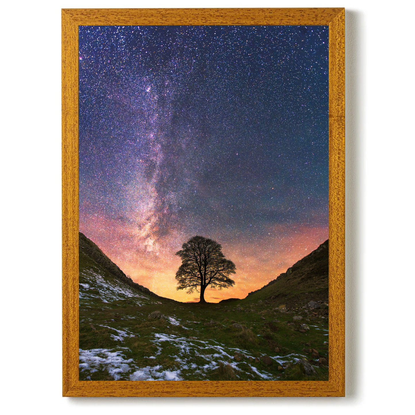 Sycamore Gap with Milky Way by Steven Robinson