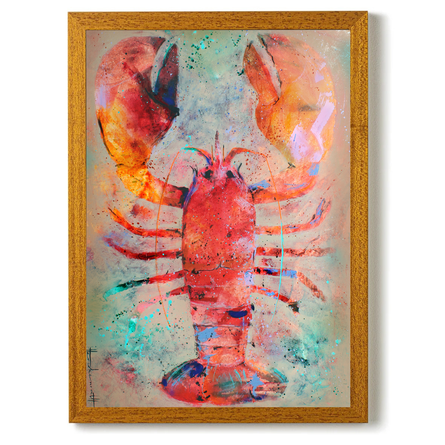 Arty Lobster 1 by STUDIO PAINT-ING