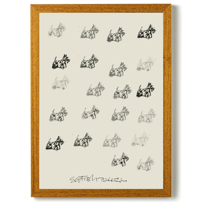 Scottish Terrier Grid by Cartissi