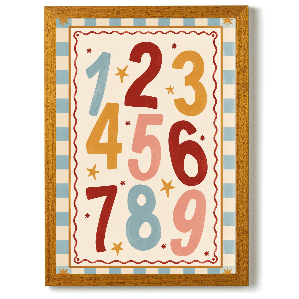 Alphabet Numbers by Print Studio By Anya