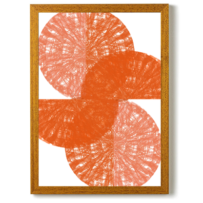 Orange Circle Fans 1 by Cartissi