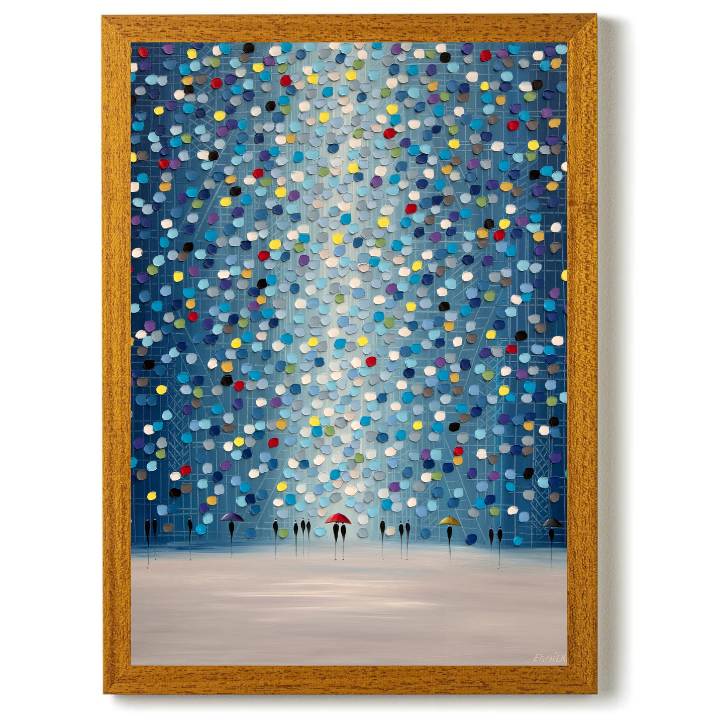Raindrop Confetti by Ekaterina Ermilkina
