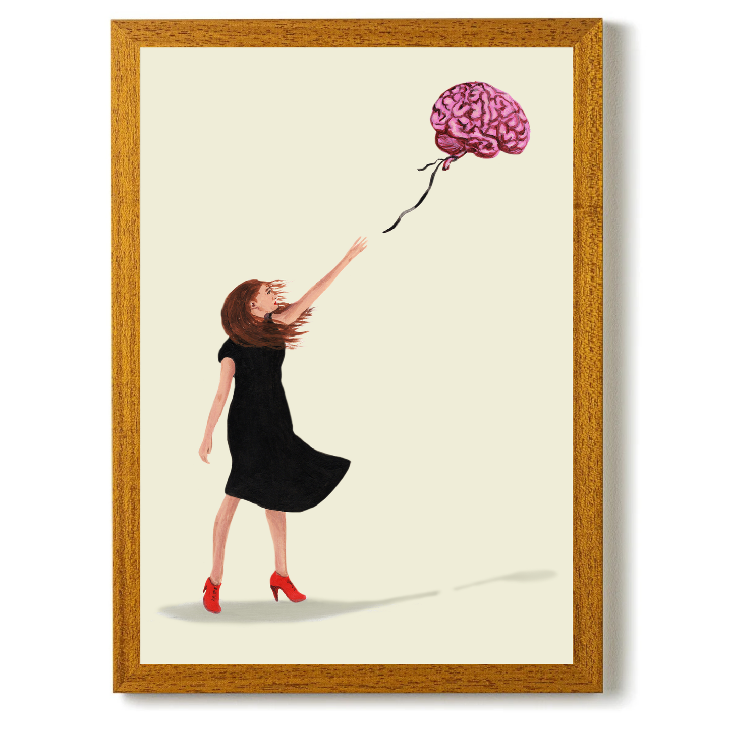 Banksy Inspired Brain Balloon by Coco Deparis