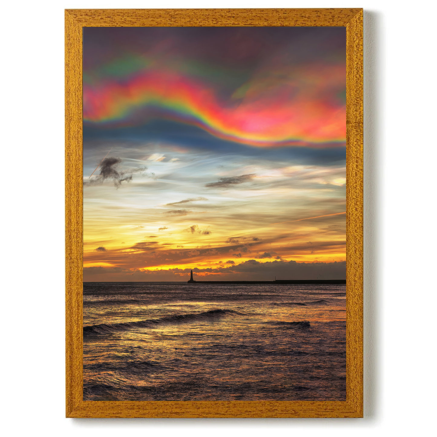 Amazing Mother of Pearl Clouds Over Roker by Steven Robinson