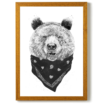 Wild Bear by Balazs Solti