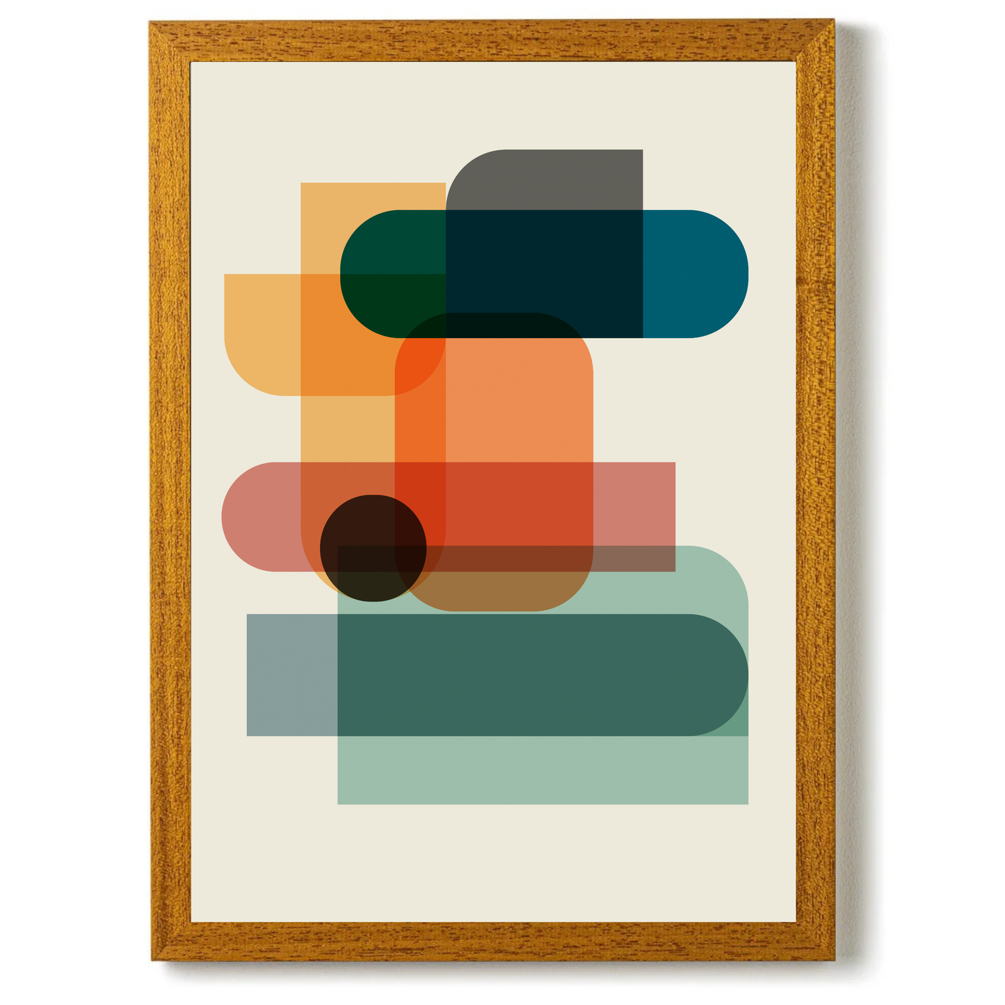 Set of 2 Colourful Bold Abstract Prints B by Print Punk Studio
