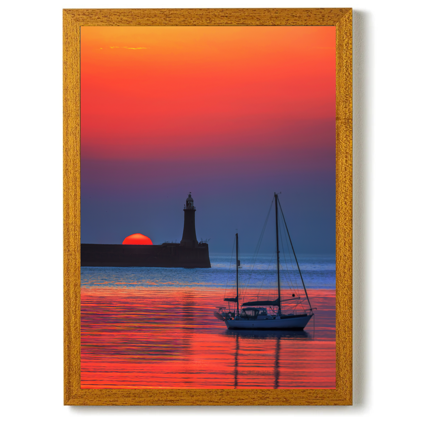 A Beautiful Summer Soltice Sunrise at South Shields by Steven Robinson