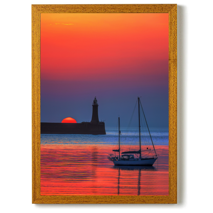 A Beautiful Summer Soltice Sunrise at South Shields by Steven Robinson