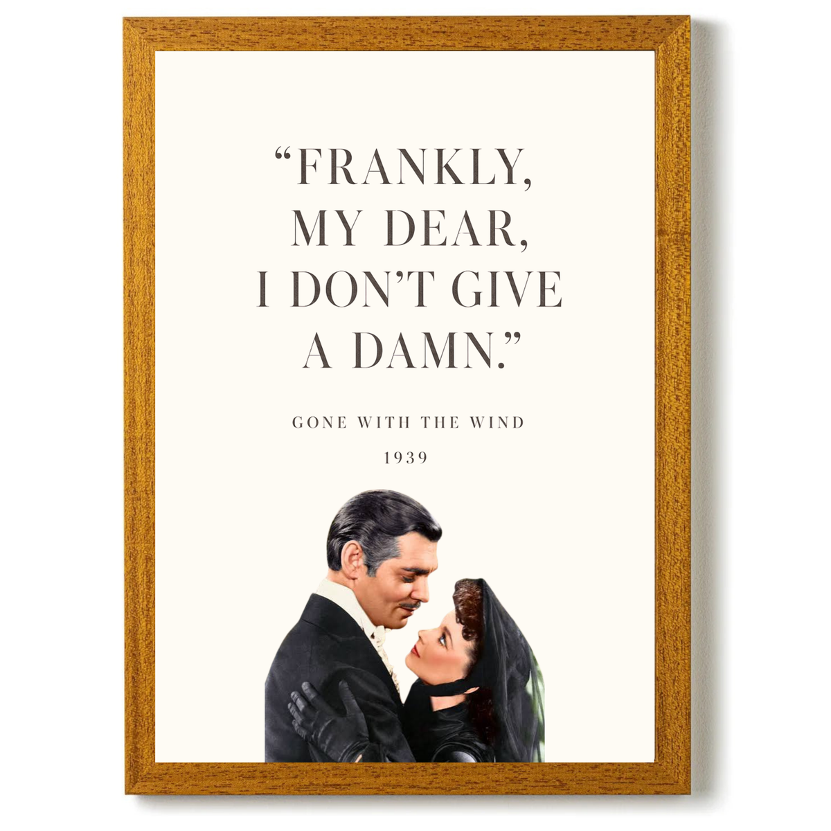 Frankly My Dear by Print Studio By Anya