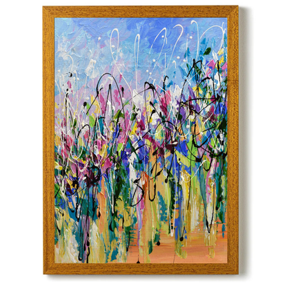 Abstract Flowers 2 by Olga Tkachyk