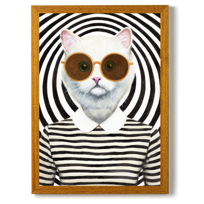 Stripy Cat by Coco Deparis