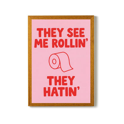 They see me Rollin' by Athena Art