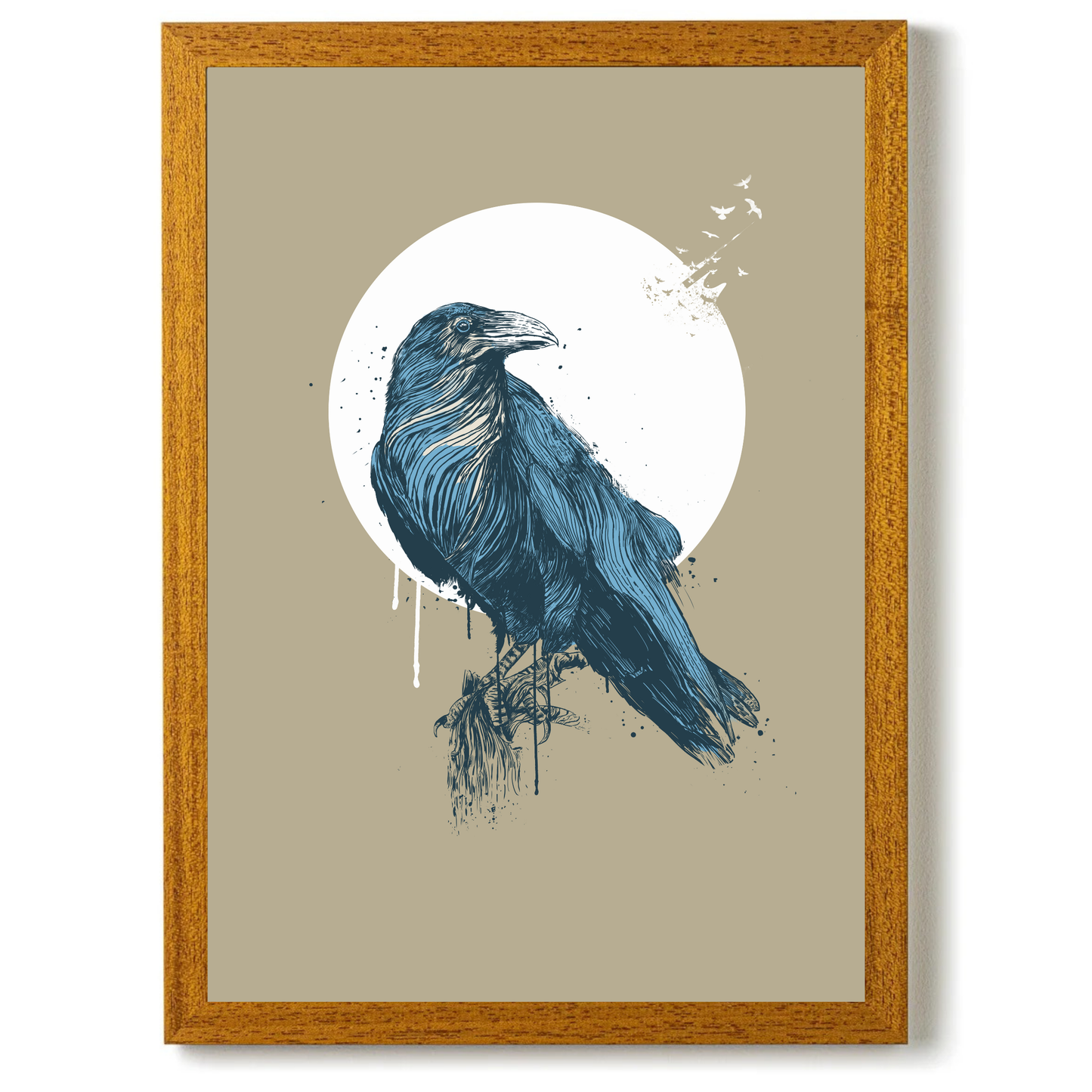Blue Crow by Balazs Solti