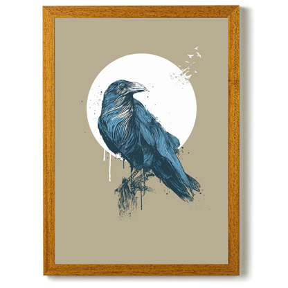 Blue Crow by Balazs Solti