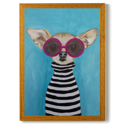 Stripy Chihuahua by Coco Deparis