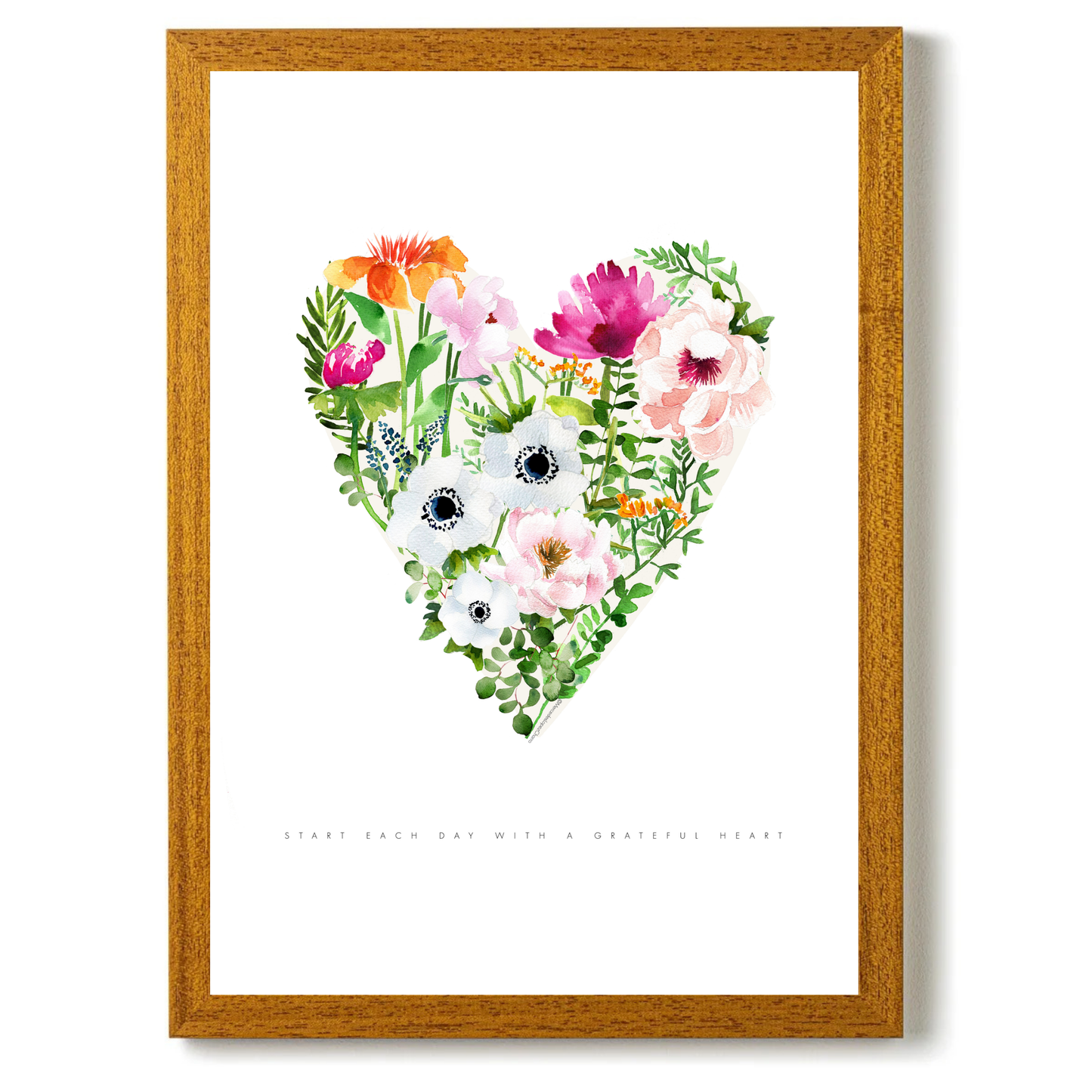 Heart Anemones by Mercedes Lopez