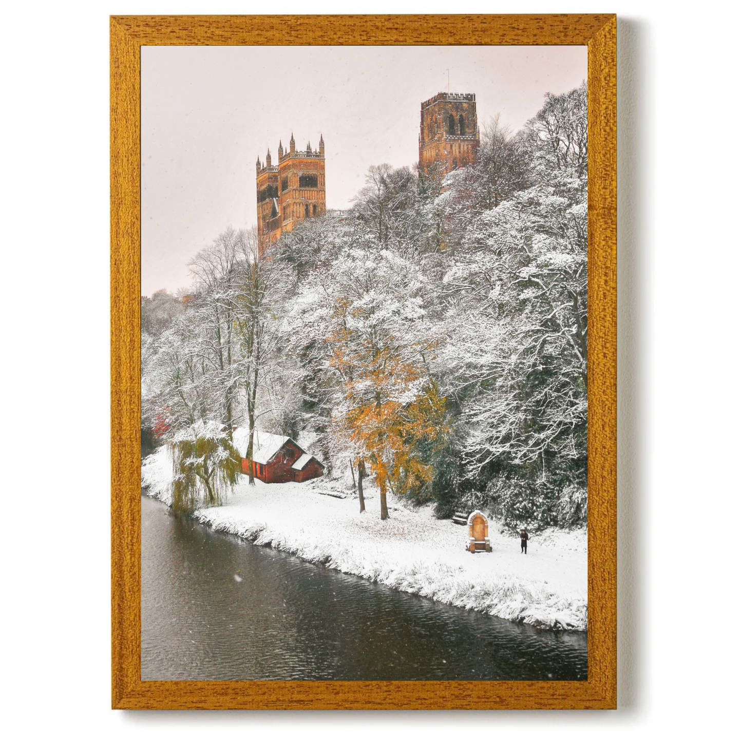 Magical Durham in The Snow by Steven Robinson