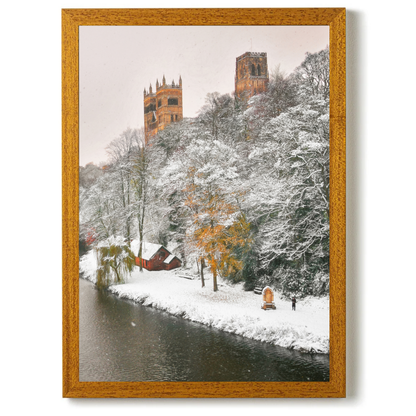 Magical Durham in The Snow by Steven Robinson
