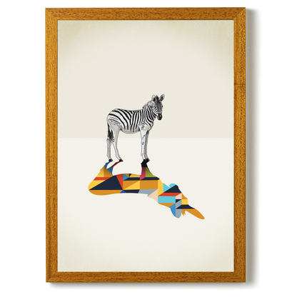 Walking Shadow Zebra by Jason Ratliff