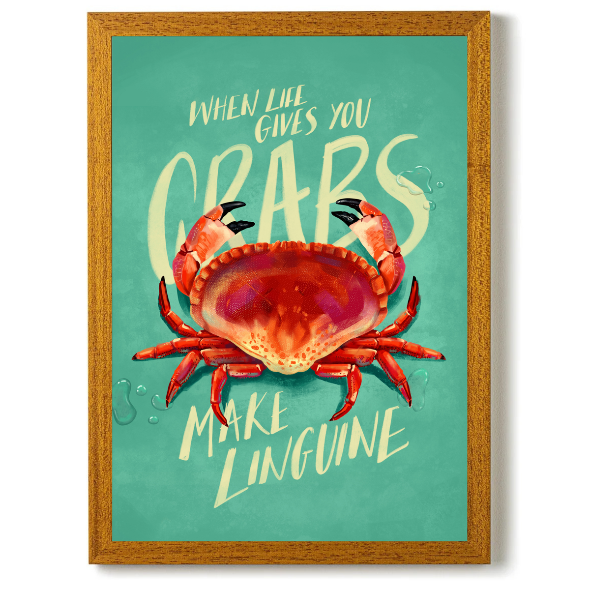 When Life Gives you Crabs by Mark Harrison Prints
