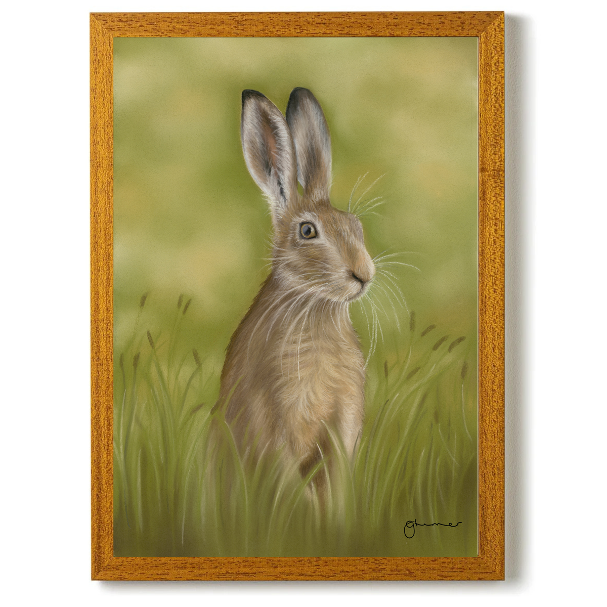 Hare in the Grass by Georgie Turner