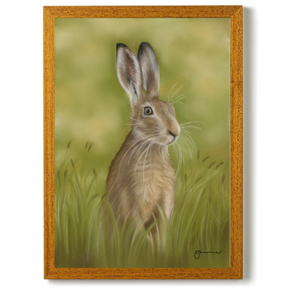 Hare in the Grass by Georgie Turner