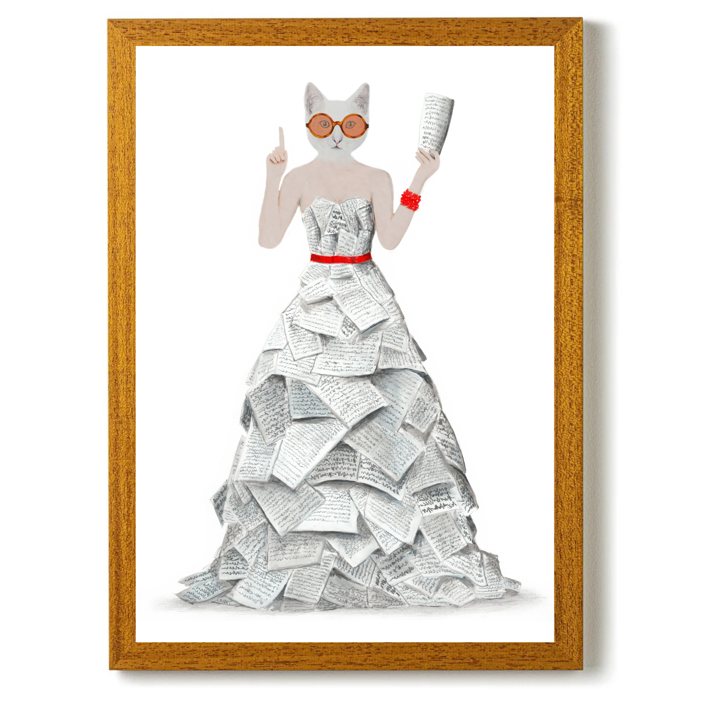 Poetry Cat by Coco Deparis