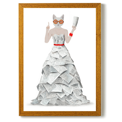 Poetry Cat by Coco Deparis