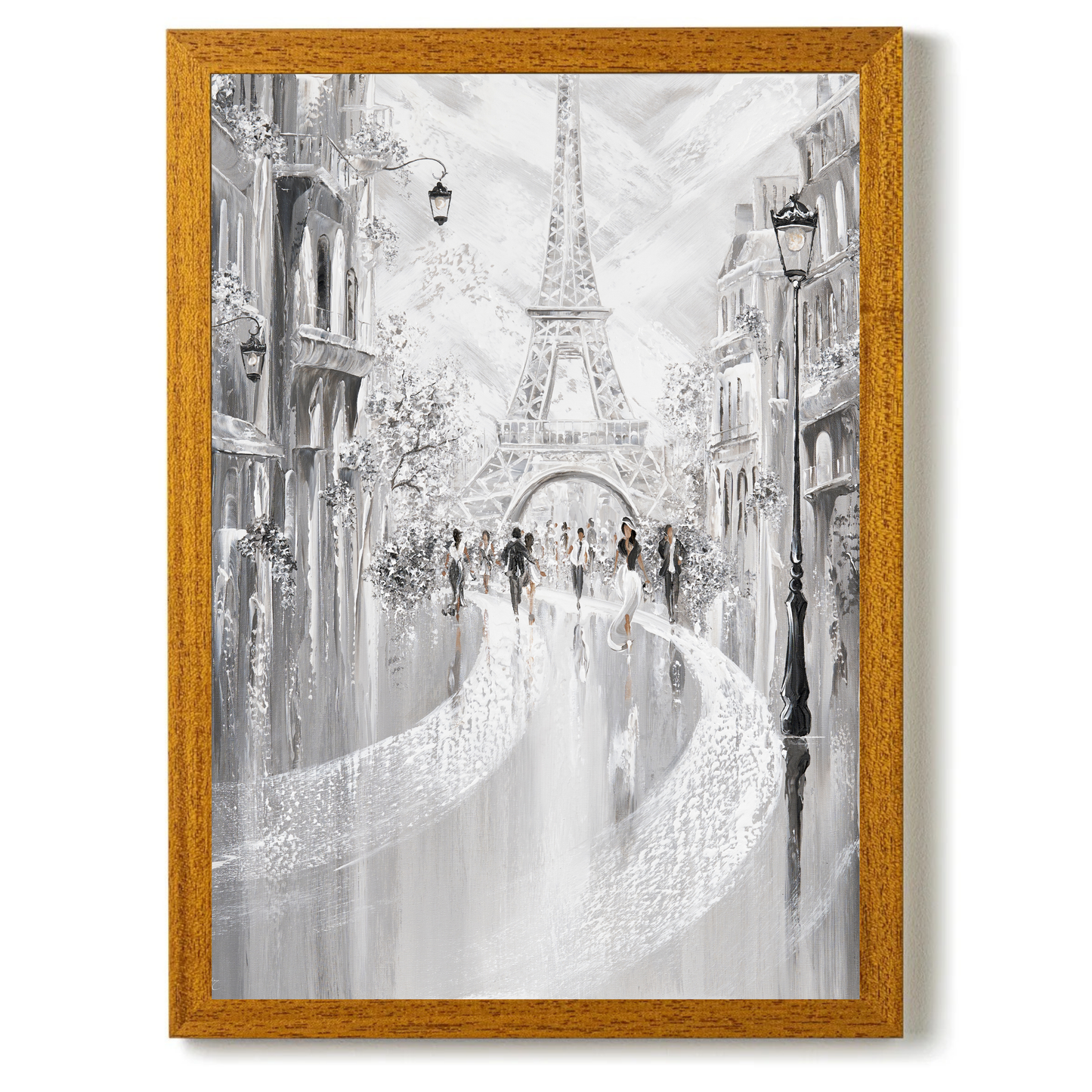Eiffel Tower Silhouettes by Isabella Karolewicz