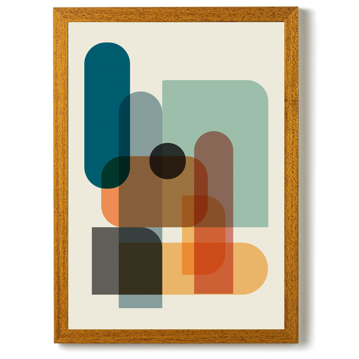Set of 2 Colourful Bold Abstract Prints A by Print Punk Studio