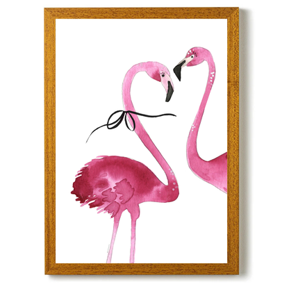Flamingo Couple by Mercedes Lopez