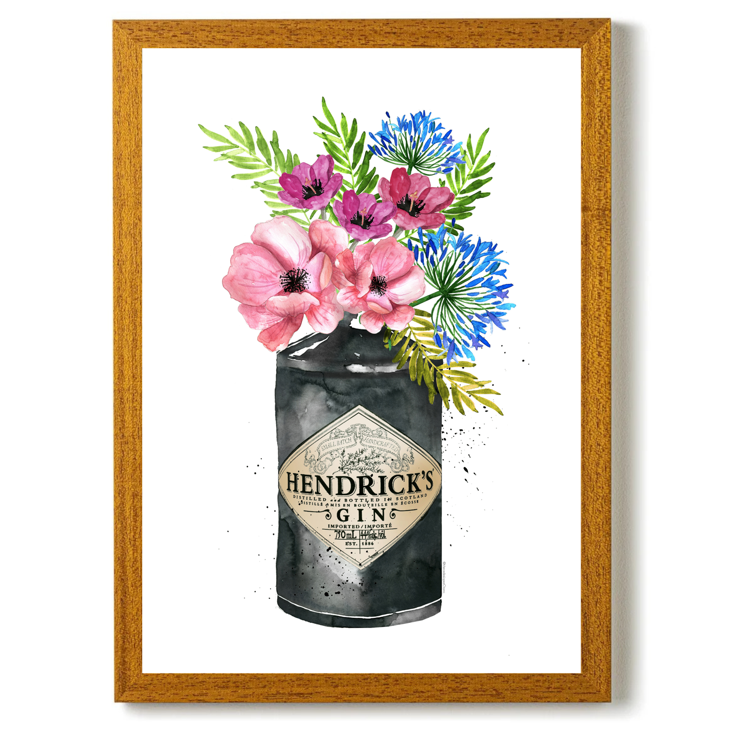 Hendricks Pink Florals OK by Mercedes Lopez