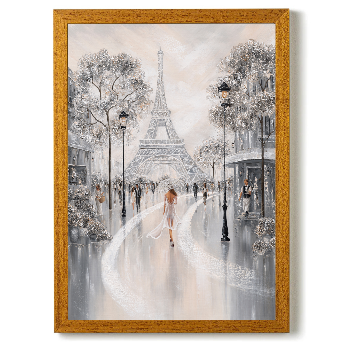 Eiffel Tower Flair of Paris by Isabella Karolewicz
