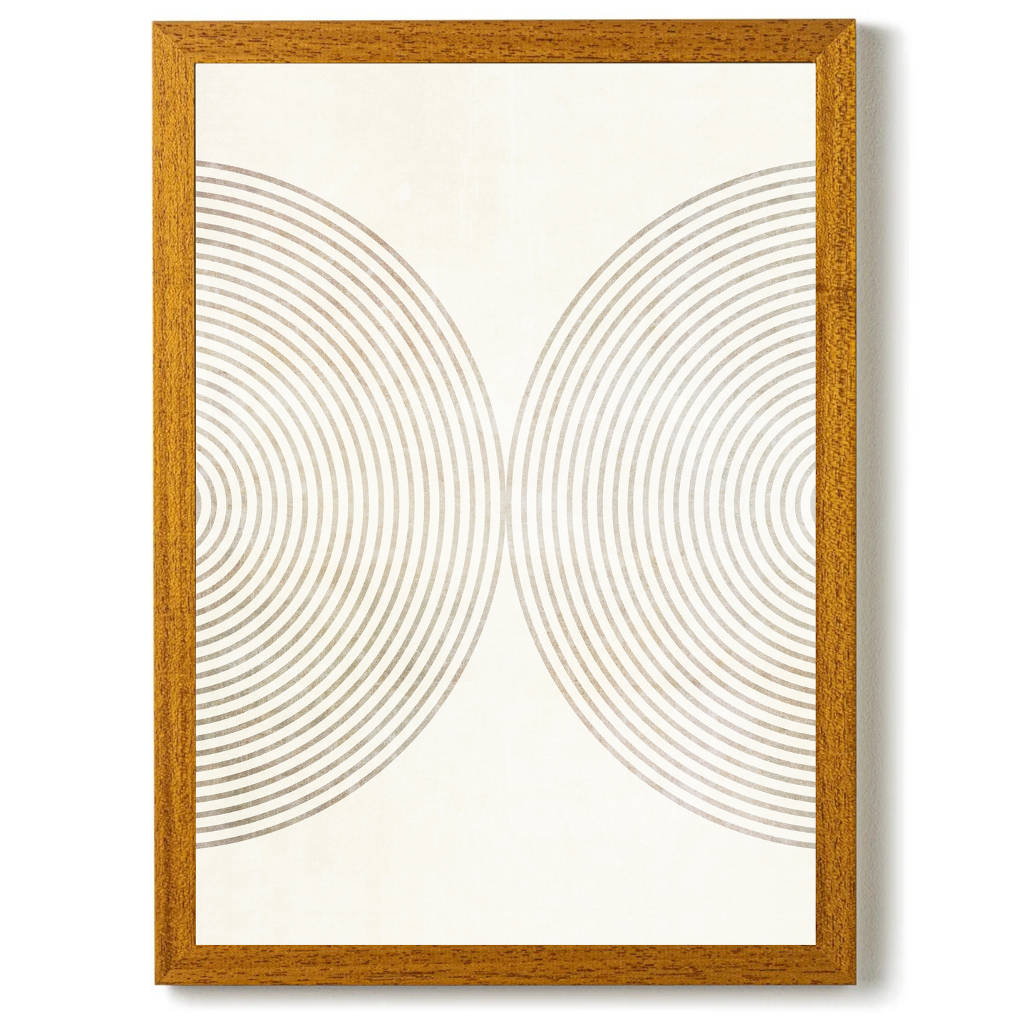 Set of 2 Neutral Mid Century Prints A by Print Punk Studio