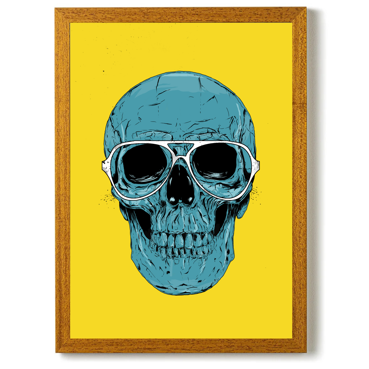 Blue Skull by Balazs Solti