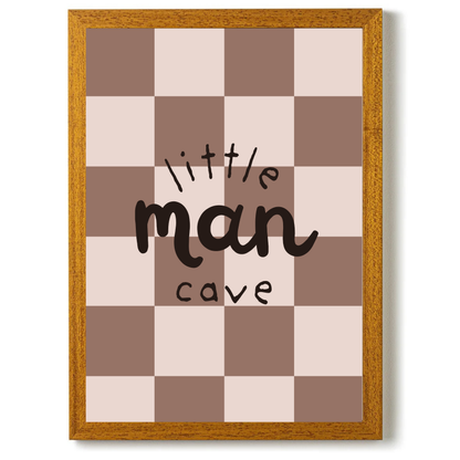 Little Man Cave by Print Studio By Anya