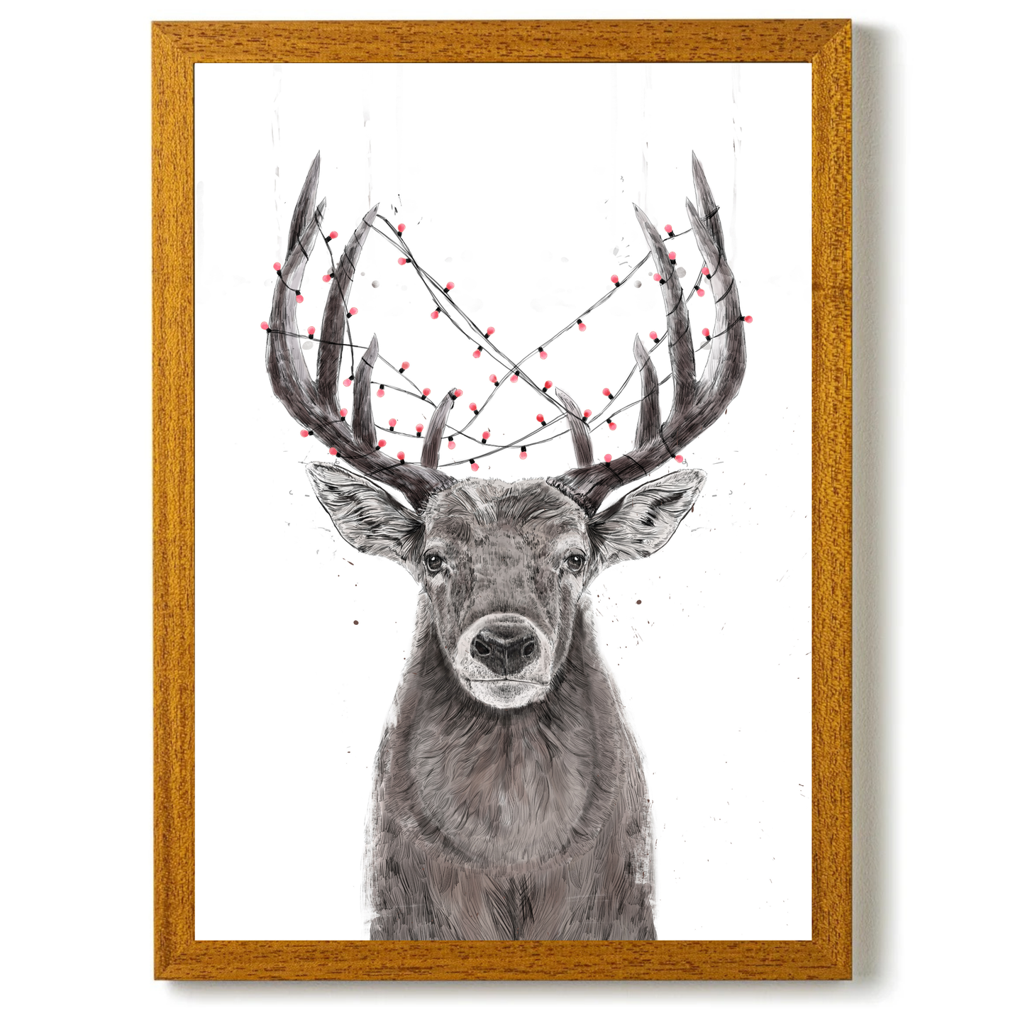 Xmas Deer by Balazs Solti