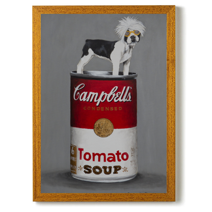 Pop Art Bulldog by Coco Deparis