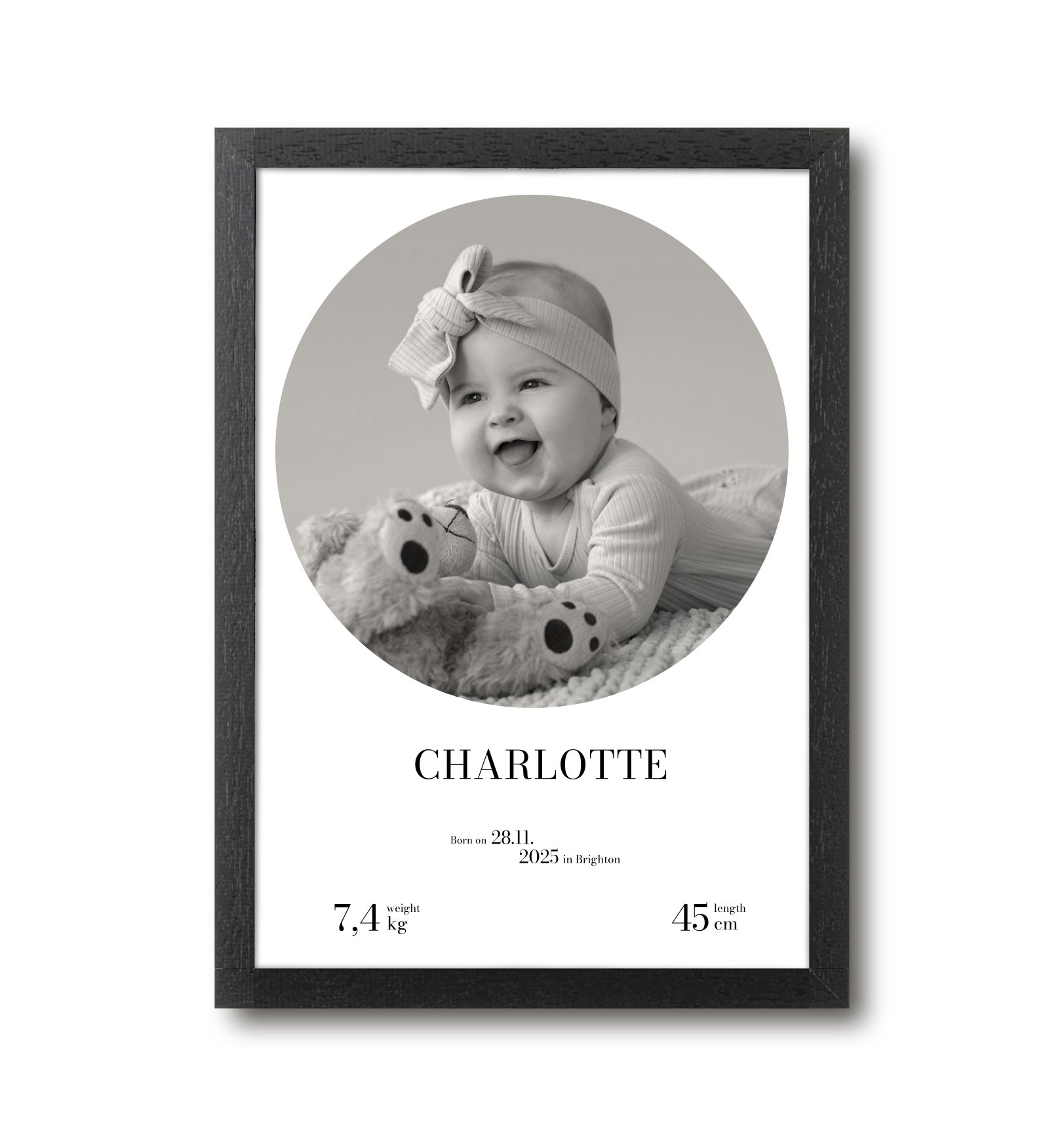 Baby Loading Photo Personalised Photo Up-load Baby print