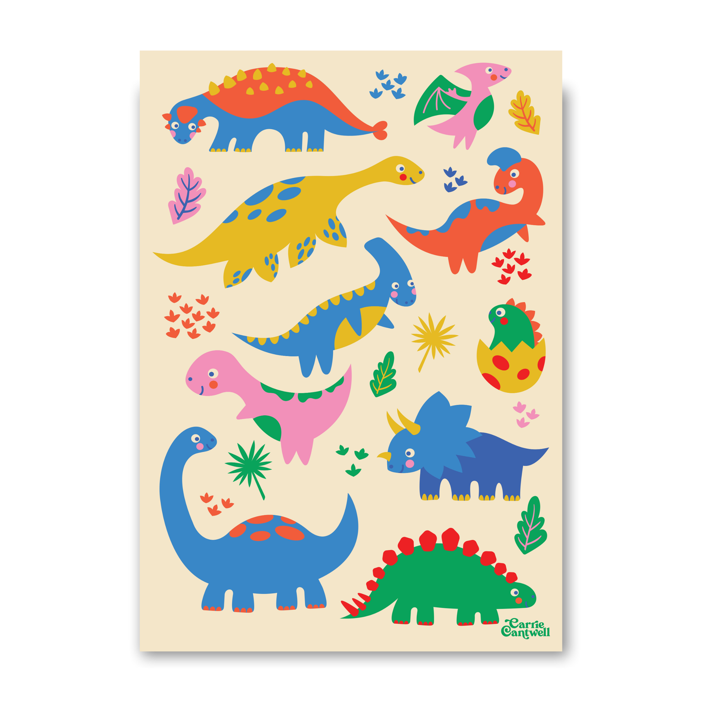 Baby Dinos by Carrie Cantwell