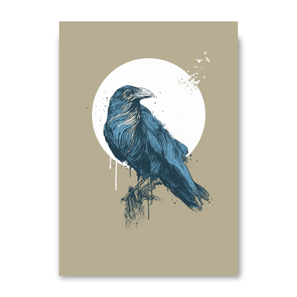 Blue Crow by Balazs Solti